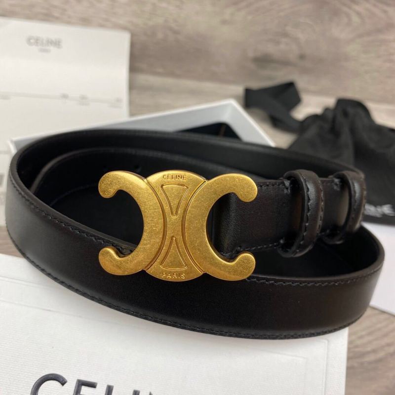 AAAA Replica Celine Triumphal Cinturón de cuero