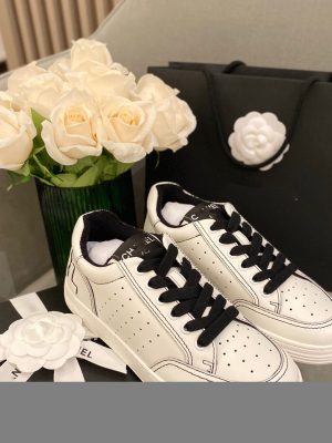 AAAA Replica Chanel Women Fashion Solid Color Casual Sneakers