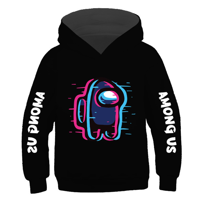 Replica Designer Among Us Game Printing Kids Clothing Solid Color Hoodie