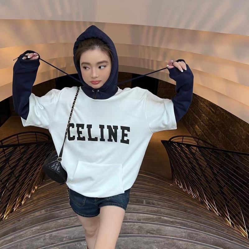 Replica Designer Celine Long-Sleeved Letter Hoodies
