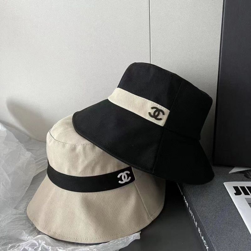 Replica Designer Chanel Casual Doubl C Letter Sunscreen Fisherman Hat