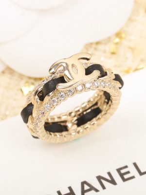 Replica Designer Chanel Double C Letter Ring