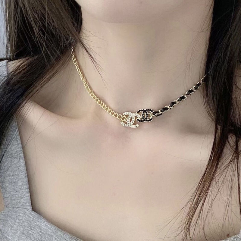 Replica Designer Chanel Fashion Metal Chain Necklace