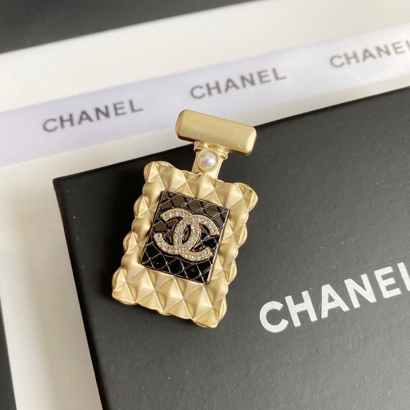 Replica Designer Chanel Fashion Perfume Bottle Brooch