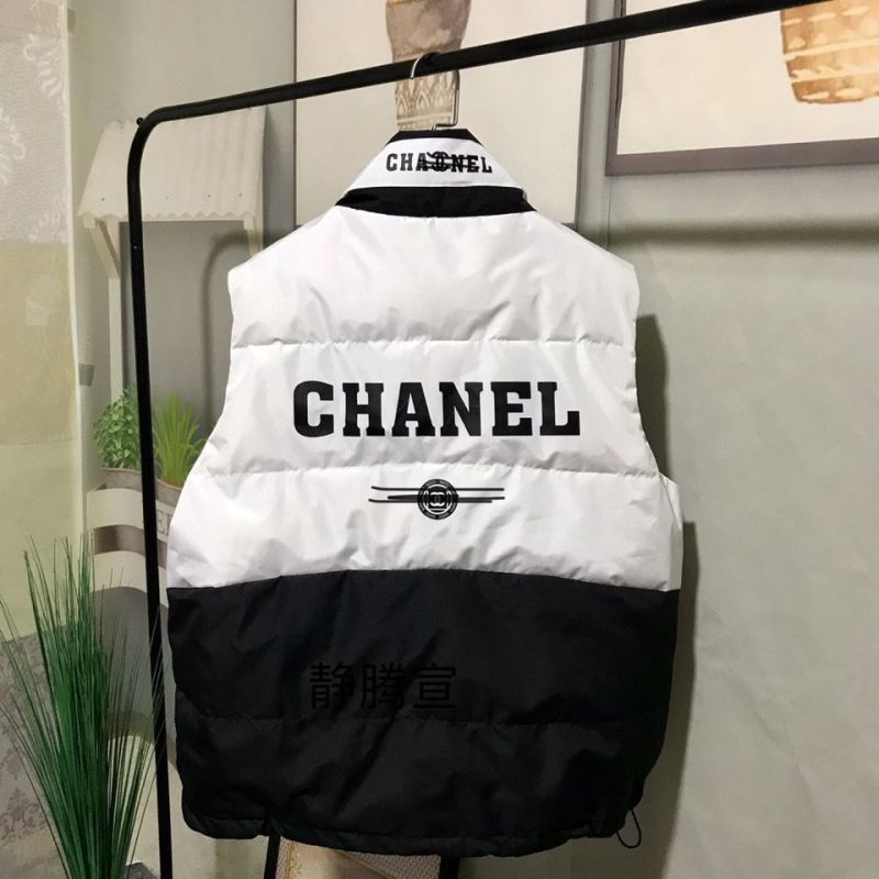 Replica Designer Chanel Unisex Fashion Back Letters Vest Jacket