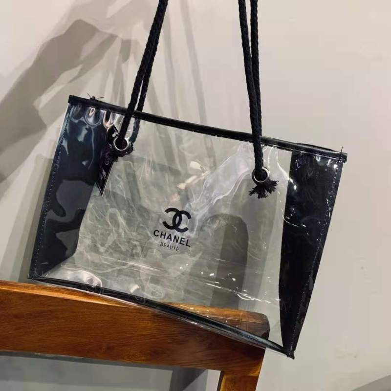 Replica Designer Chanel impermeabile trasparente di grande capacità Tote Bag