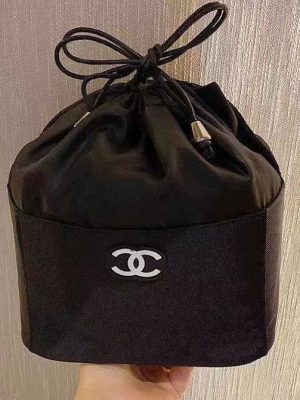 Replica Designer Chanel Women Drawstring Bucket Cosmetic Bag