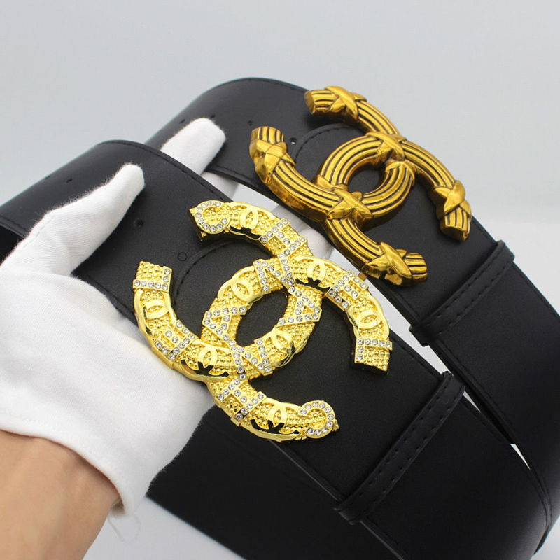 Replica Designer Chanel Donna Moda Doppia C Lettere Cintura