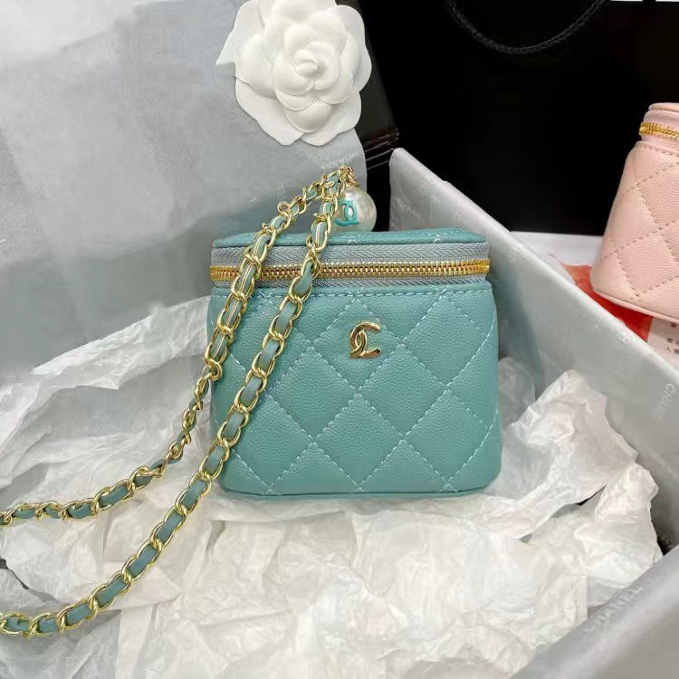 Replica Diseñador Chanel Mujeres Moda Perla Mini Bolso de cadena