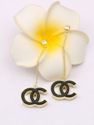 Replica Designer Chanel Women Long Tassel Simple Fashion Earrings