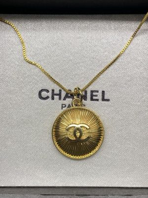 Replica Designer Chanel Women Simple All-Match Solid Color Necklace