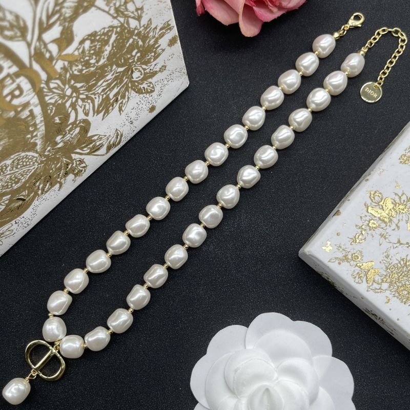Replica Designer Dior Fashion Pearl Necklace