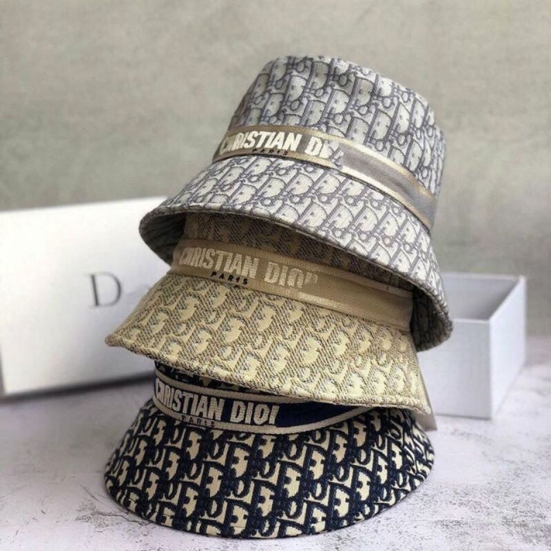 Replica Designer Dior Fashion Webbing D Letter Embroidered Hat