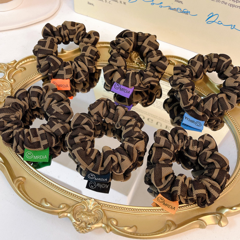 Replica Designer FENDI Women F Letter Fashion Hair Ring Rope Rubber Band