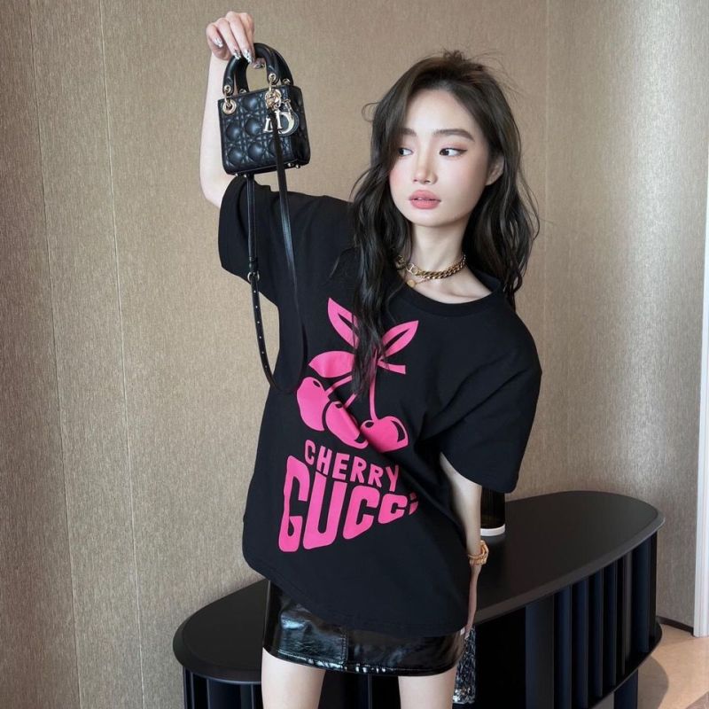 Replica Designer Gucci Cherry Short-Sleeve T-Shirt