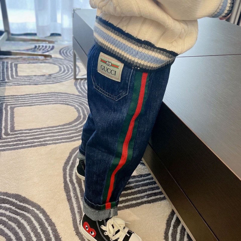 Replica Designer Gucci Children Kid Letter Casual Pants
