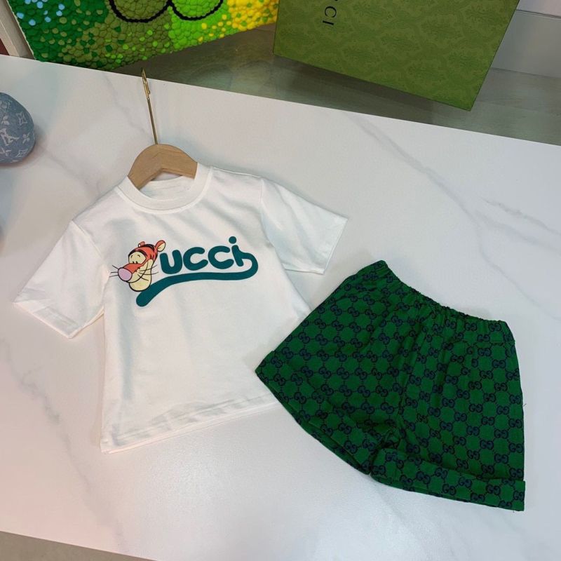 Replica Designer Gucci Fashion Kids Two-Piece Set