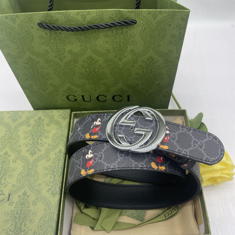 Replica Designer Gucci Gujia'S Rotating Smooth Buckle Belt