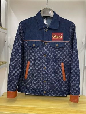 Replica Designer Gucci Men Casual Denim Jacket