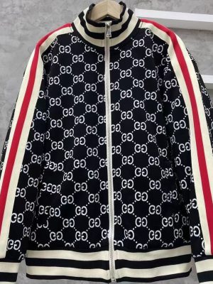 Replica Designer Gucci Men Casual Jacket With Stand Collar