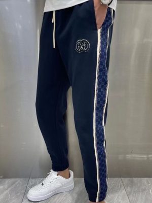 Replica Designer Gucci Men'S Casual Embroidered Track Pants