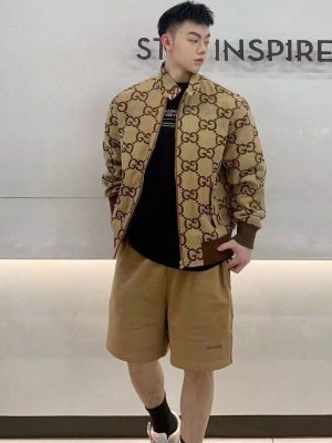 Replica Designer Gucci Men'S Casual Print Jacket