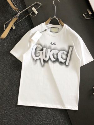 Replica Designer Gucci Men'S Casual Print Letter Short Sleeve T-Shirt