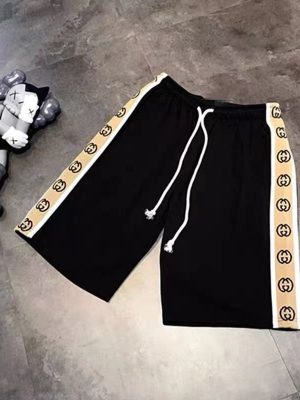 Replica Designer Gucci Men'S Panel Webbing Shorts