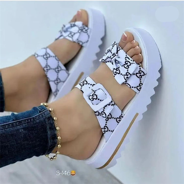 Replica Designer Gucci Thick Bottom Flat Bottom Slippers