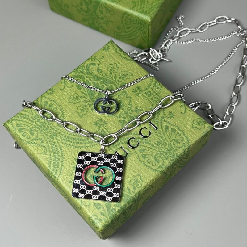 Replica Designer Gucci Titanium Steel Necklace