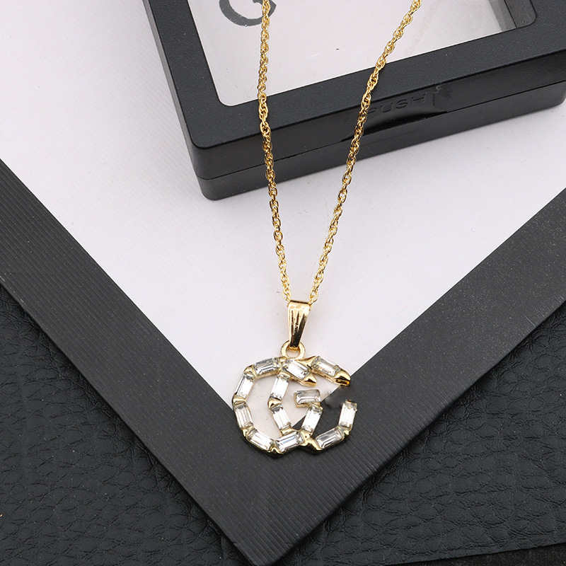 Replica Designer Gucci Women Double G Necklace