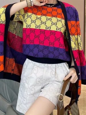 Replica Designer Gucci Women Knitted Cardigan