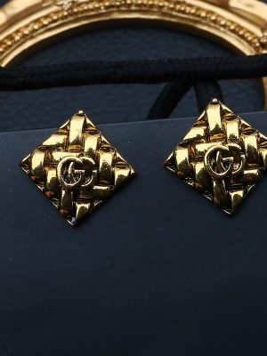 Replica Designer Gucci Women Retro Letter G Earrings