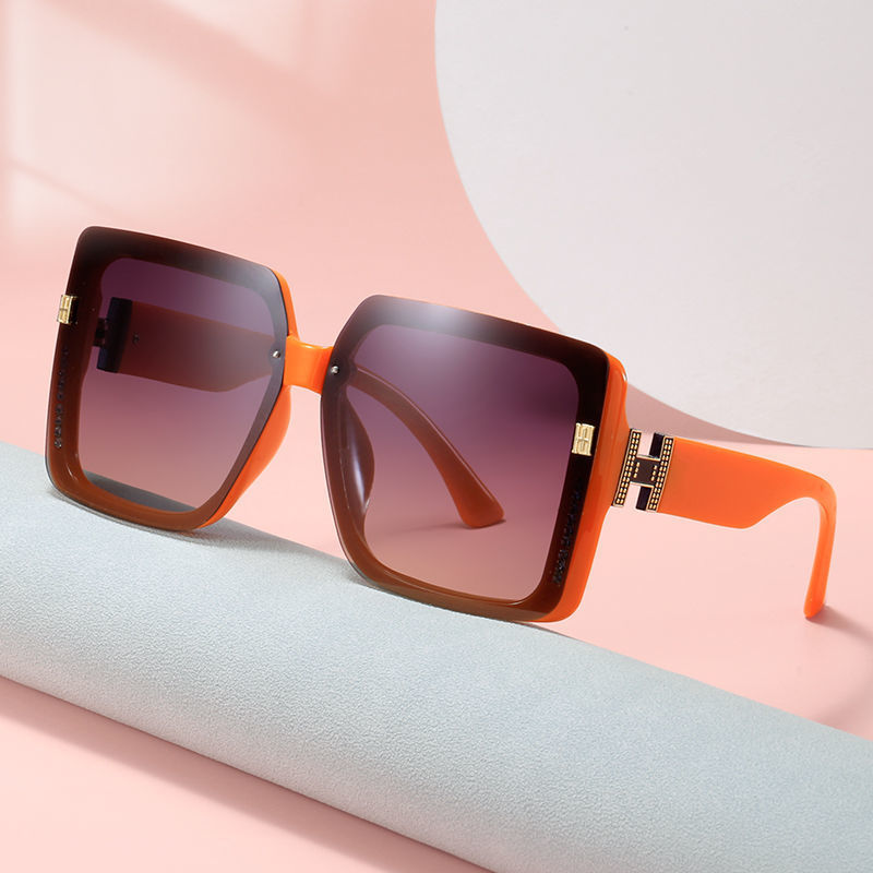 Replica Designer Hermes Fashion H Letter Design Anti-Ultraviolet Sunglasses