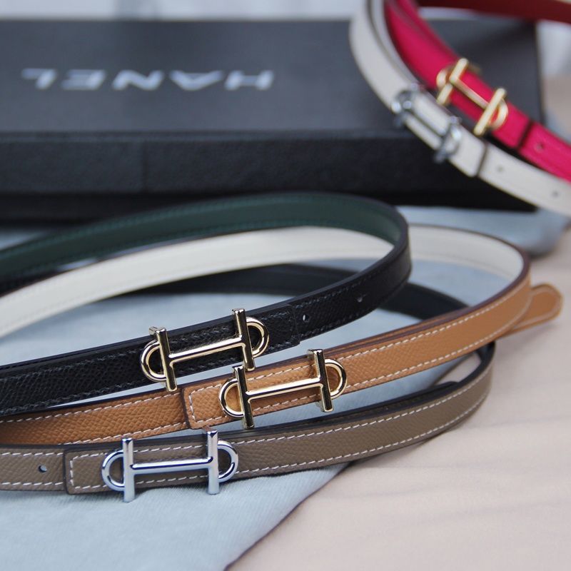 Replica Designer Hermes Women Fashion H Letters Double-Sided Kelly Belt