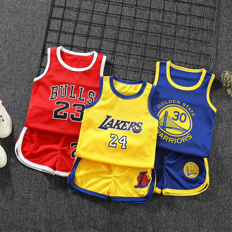 Replica Designer KIds Summer Casual Sports Short-Sleeved Shorts Suit Boys And Girls Basketball Clothing