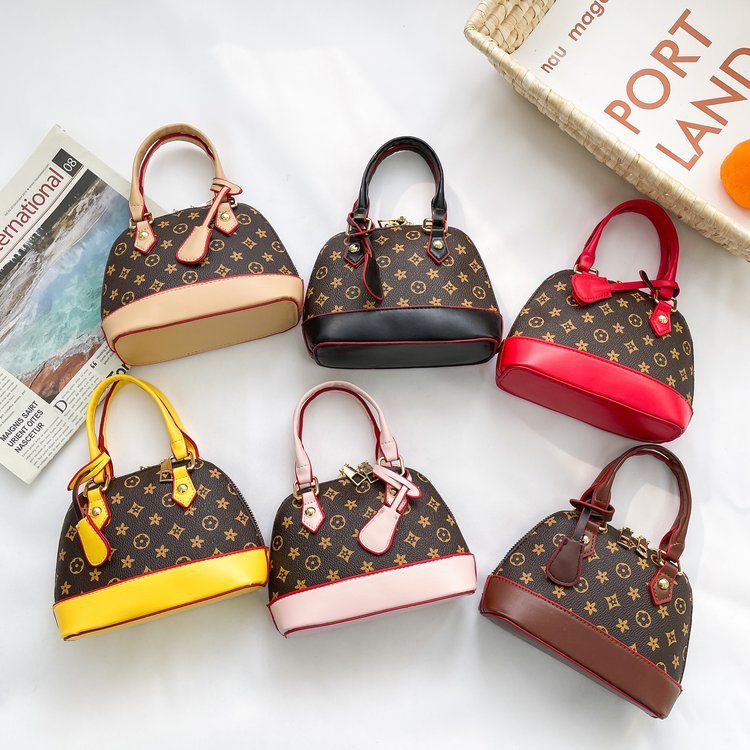 Replica Designer Little Girl Shell Bag Fashion Kids Chain Diagonal Tote Bag
