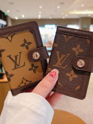 Replica Designer Louis Vuitton Classic Letter Mini Wallet
