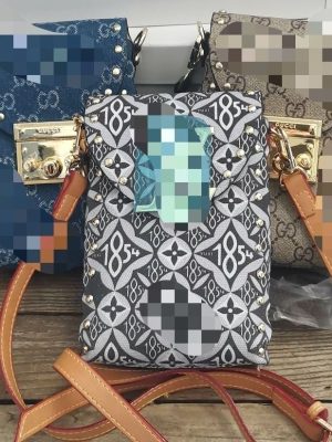 Replica Designer Louis Vuitton Creative Print Mini Shoulder Bag