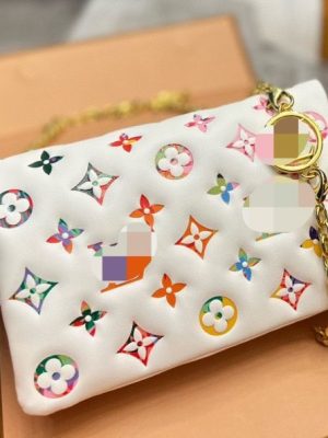 Replica Designer Louis Vuitton Fashion Embossed Oblique Retro Chain One-Shoulder Bag