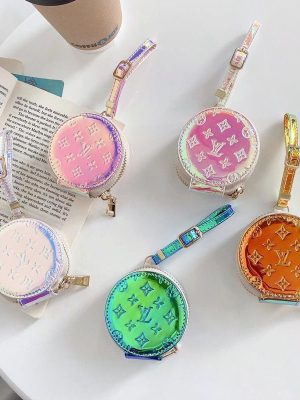 Replica Designer Louis Vuitton Old Flower Zipper Bag Apple Bluetooth Protective Case