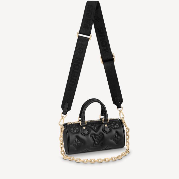 Replica Designer Louis Vuitton Solid Stitch Chain PAPILLON BB Bag