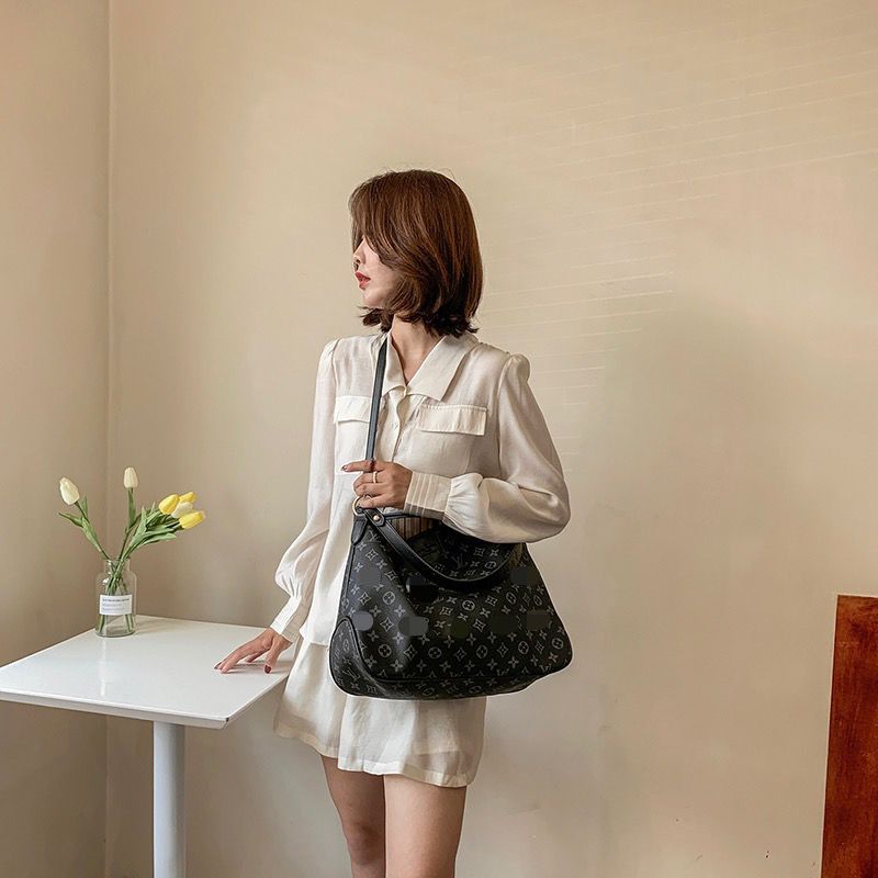 Replica Designer Louis Vuitton Women Fashion All-Match Boston One-Shoulder Messenger Bag