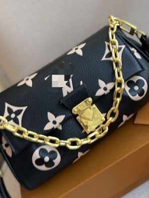 Replica Designer Louis Vuitton Women Fashion Printing Flower One-Shoulder Messenger Pillow Bag