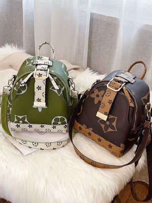 Replica Designer Louis Vuitton Women Printing Messenger One-Shoulder All-Match Backbag