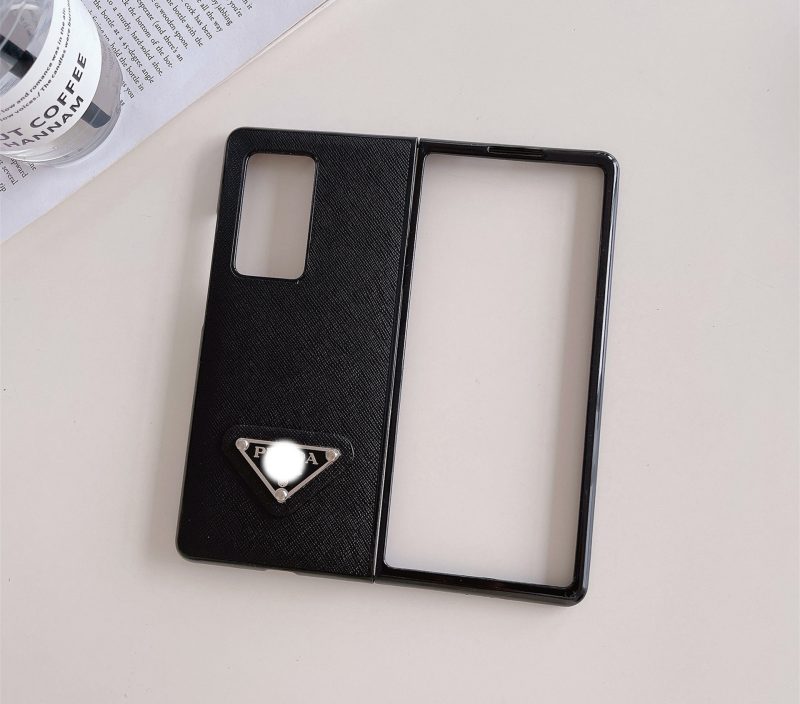 Replica Designer Prada Classic Solid Color Imitation Leather Mobile Phone Shell Case