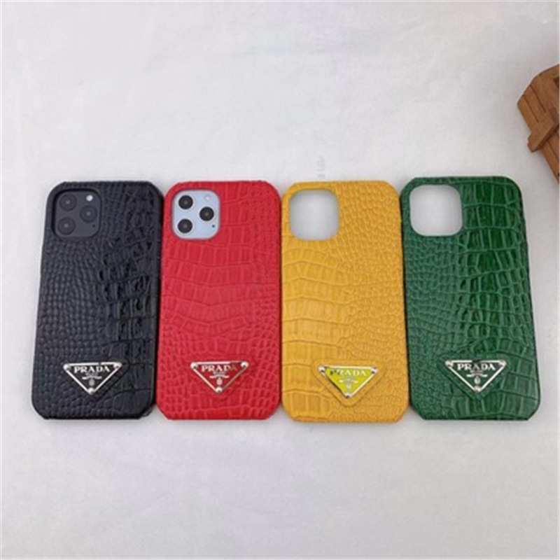 Replica Designer Prada Crocodile Pattern Fashionable Personality Mobile Phone Case