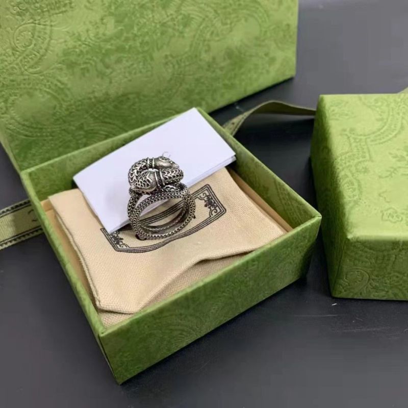 Replica Designer Retro Trend Gucci Snake Head Ring