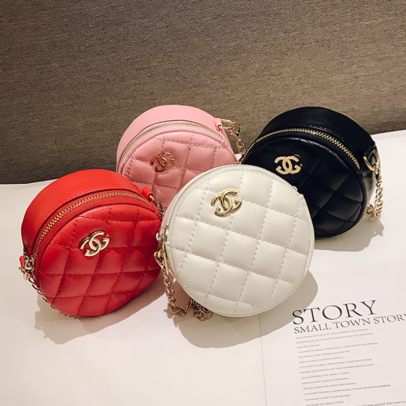 Replica Designer Round Chain Bag Fashion Kids Girls Messenger Cross Mini Bag Women