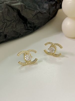 Replica Designer Trendy Women Flashing Zircon Earrings